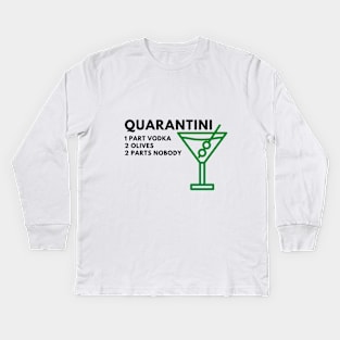 Quarantini Kids Long Sleeve T-Shirt